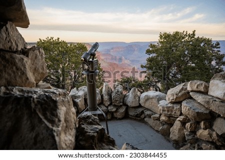 Coin Operated Telescope At Hermits Rest in the Grand Canyon