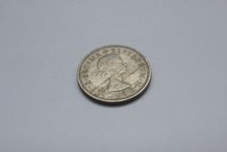 Coin Of The Year 1965 Elizabeth Dei Graatia Regina, Churchill Coin Stock Image 