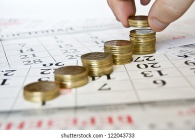 Coins Calendar Money