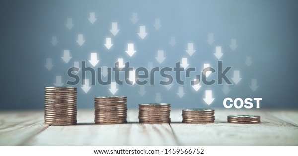 Coins with a Cost text\
and down arrows.