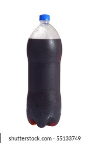 Coke Bottle Isolated On A White Background