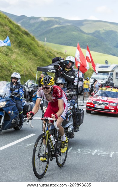 Col De Peyresourdefrancejul 23rein Taaramae Team Stock Photo Edit Now 269893685