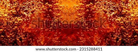 cola texture,Cola and Ice, food background, Cola close-up, design element. Beer. Macro bubbles, ice, bubbles, background, ice cubes, abstract background.
