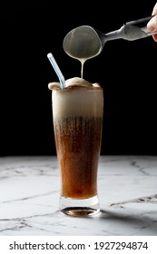 Cola Vanilla Ice Cream Float