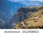 Colca Canyon in Arequipa. Located within the Colca Valley, the Canyon is one of the major tourist destinations not only in Arequipa, but also in Peru.