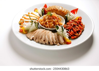 The cold appetizer platter is a simple dish that shows off your culinary skills, perfect as an appetizer at a family gathering or a formal banquet.