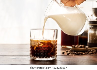 Cold Brew Iced Coffee With Milk
