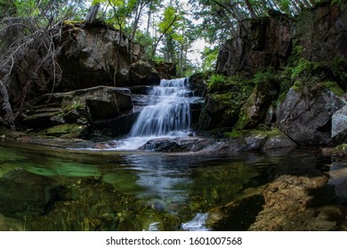 Cold Brook Falls Along The Side Of Mount Madison.