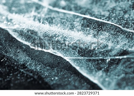 COLD CRACKED ICE BACKGROUND, DESIGN FOR COLD FRESH PRODUCTS AND COLD REFRESHING DRINKS AND BEVERAGES, WINTER BACKDROP, NATURAL ICE TEMPLATE FOR CHRISTMAS