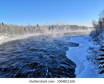 Cold Day Churchill River Saskatchewan