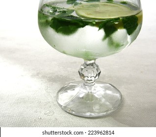 Cold drink and shadow
