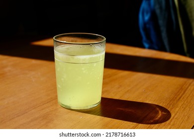 Cold and Flu Powder Drink - Shutterstock ID 2178716613