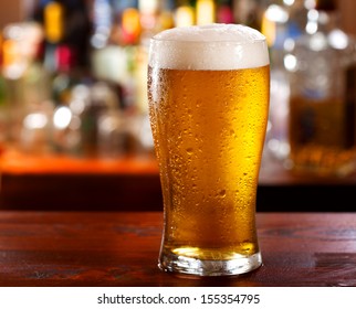 Cold Glass Of Beer