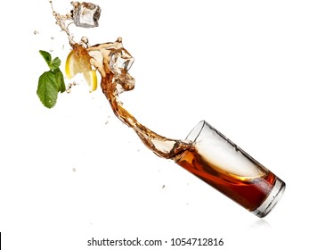 Cold Ice Tea Splash