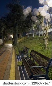 Cold and lonely bench