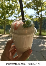 Cold milk shake