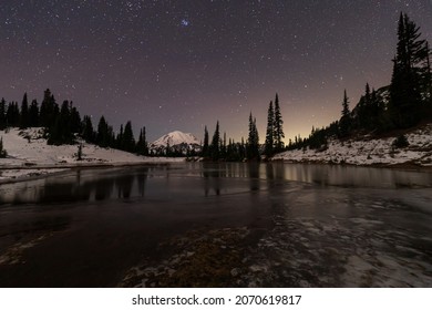 A Cold Night In Mt Rainier National Park