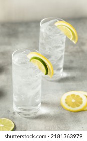 Cold Refreshing Lemon Lime Soda With Ice