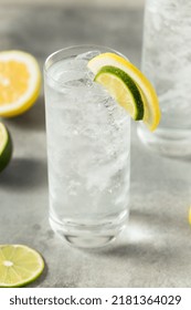 Cold Refreshing Lemon Lime Soda With Ice