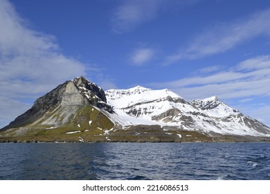 The Cold Shores Of The Svalbard Archipelago In Norway