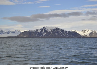 The Cold Shores Of The Svalbard Archipelago In Norway