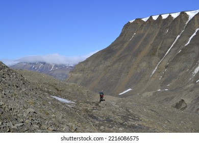 The Cold Shores Of The Svalbard Archipelago In Norway