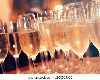 
Cold And Sparkling Champagne Glasses