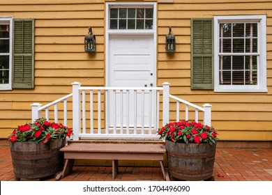 Cold Spring Village, Cape May, NJ, USA - June 18, 2019: Dennisville Iin Constructed In 1836 For Use As A Tavern And Inn By Thomas Henderson From Cumberland County