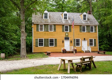 Cold Spring Village, Cape May, NJ, USA - June 18, 2019: Dennisville Iin Constructed In 1836 For Use As A Tavern And Inn By Thomas Henderson From Cumberland County