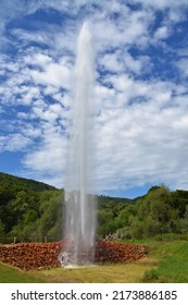 A Cold Water Geyser Near Andernach, Germany