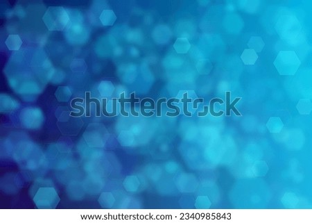 Cold winter background. Stars on blue background. Dark to light gradient transitions.