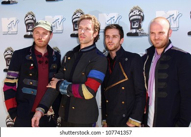 Coldplay  At The 2008 MTV Movie Awards. Gibson Amphitheatre, Universal City, CA. 06-01-08