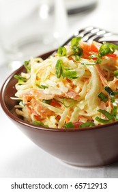 Cole Slaw Salad In The Bowl