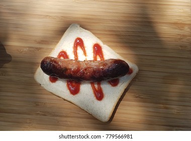 Coles Sausage On Woolies White Bread