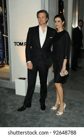 Colin Firth And Wife At The Tom Ford Beverly Hills Store Opening, Tom Ford, Beverly Hills, CA. 02-24-11