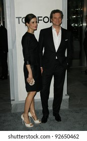 Colin Firth And Wife At The Tom Ford Beverly Hills Store Opening, Tom Ford, Beverly Hills, CA. 02-24-11