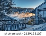 Colin Forest Snow Mountain Villa in the morning mist