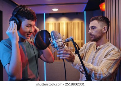 Collaborating in Professional Recording Studio Environment