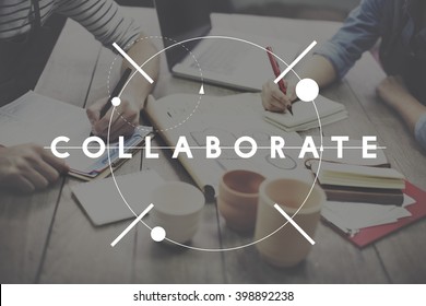 Collaboration Collaborate Connection Corporate Concept - Shutterstock ID 398892238
