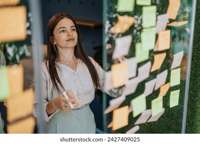 Collaborative Business Group Brainstorming Ideas and Sharing Knowledge in Glass-Walled Office Workspace - Powered by Shutterstock