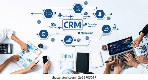 A collaborative digital workspace featuring a customer relationship management system with data analytics. Perfect for businesses focusing on strategy and teamwork. Amity