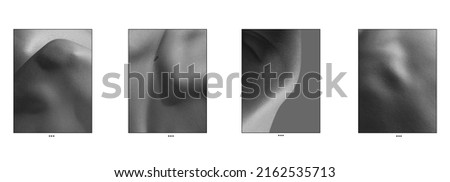 Collage with black and white image of female parts of body. Art, beauty, aspiration. Skincare, bodycare, healthcare, hygiene and medicine concept. Monochrome. Design for abstract artwork, poster