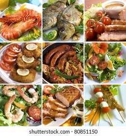 Collage From Food Images