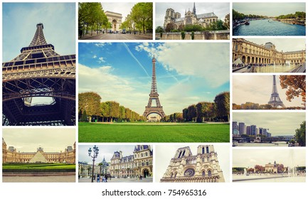 Europe Landmarks Tourism Attractions Collage Including Stock Photo ...