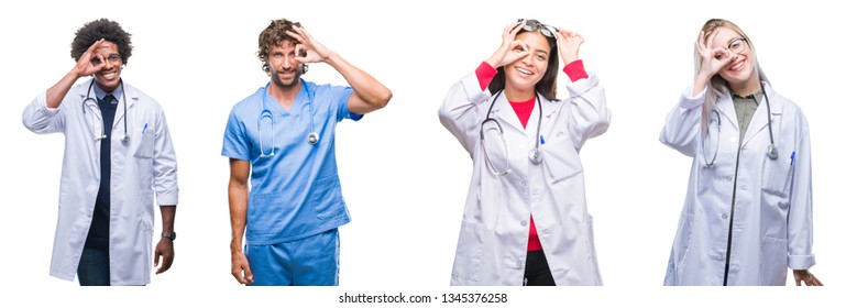 Collage Group Doctor Nurse Surgeon People Stock Photo (Edit Now) 1244121490