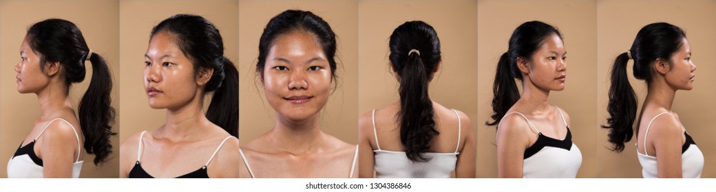 Повернутое лицо фото 360 Hair Images, Stock Photos & Vectors Shutterstock