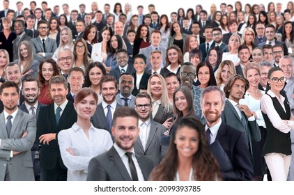 Collage Of A Large Group Of Face