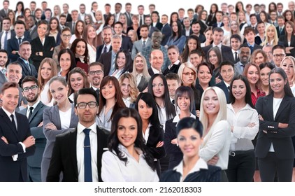 Collage Of A Large Group Of Face