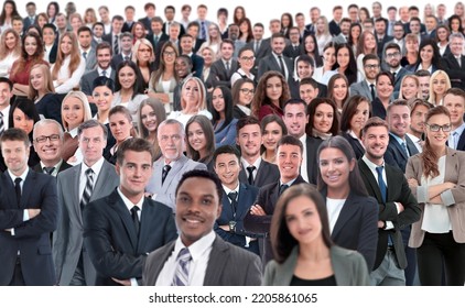 Collage Of A Large Group Of Face