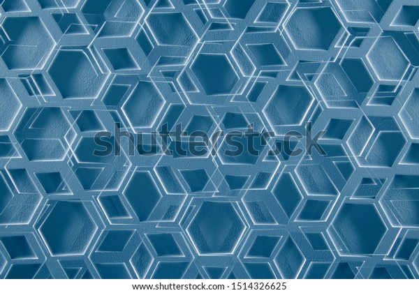 Collage Photo Drop Ceiling Panels Polygonal Stock Photo